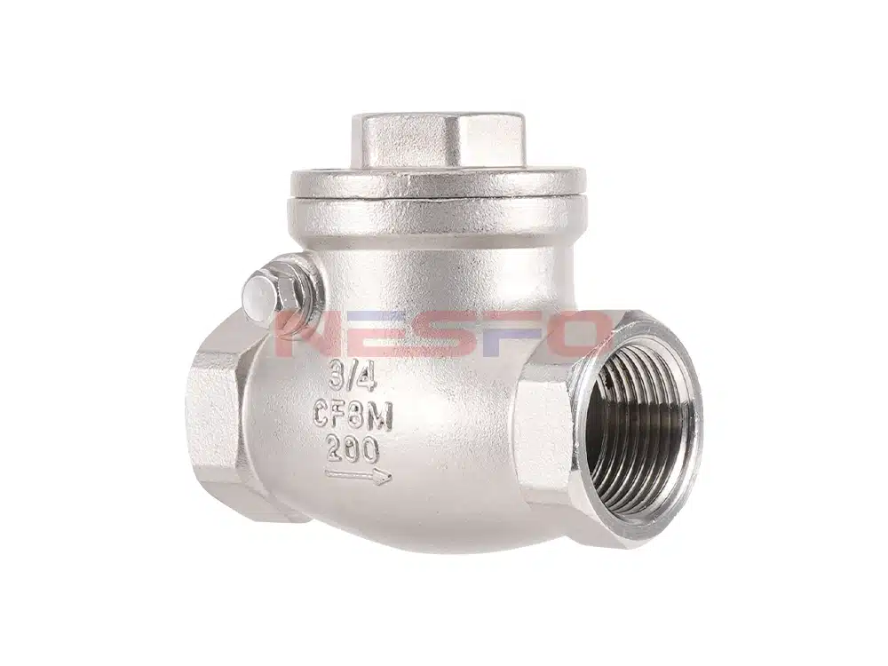 304 нержавеющая сталь поворотный обратный клапан H14W-16P