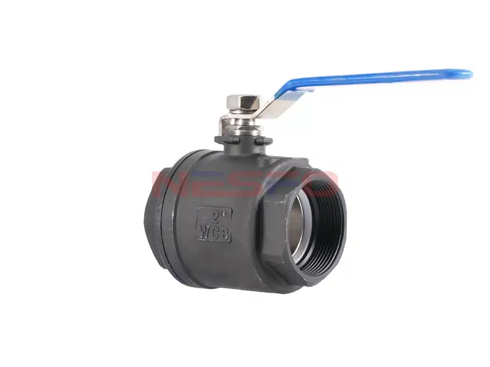 Van bi hai mảnh có ren bằng thép đúc Q11F-16C