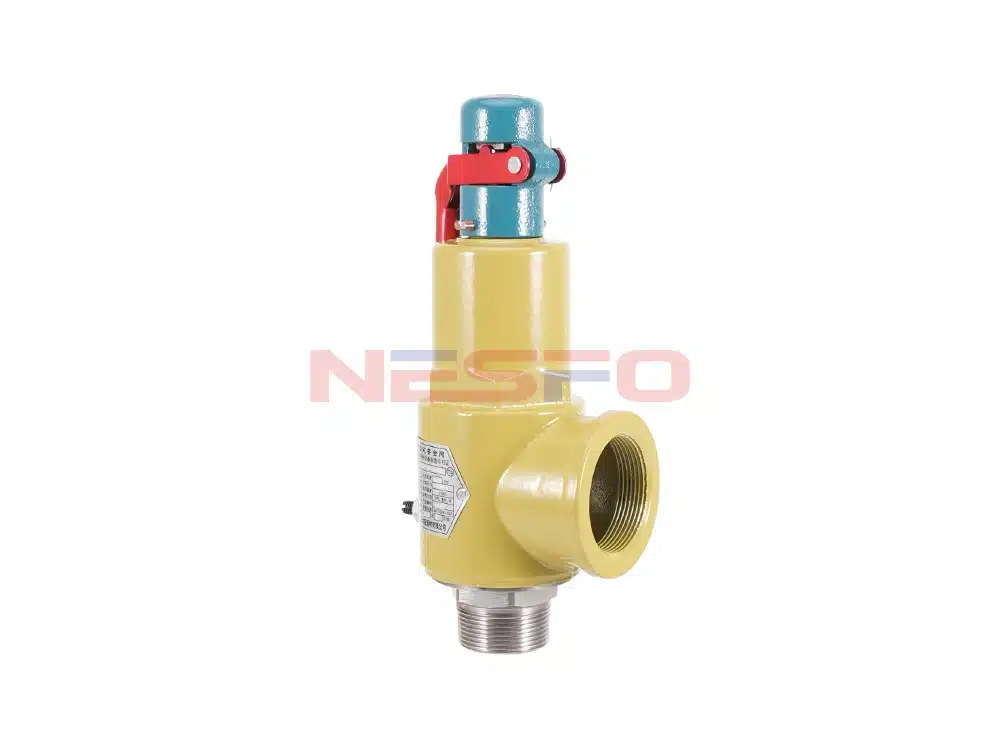 铸铁带扳手弹簧全启式安全阀 A28H-16