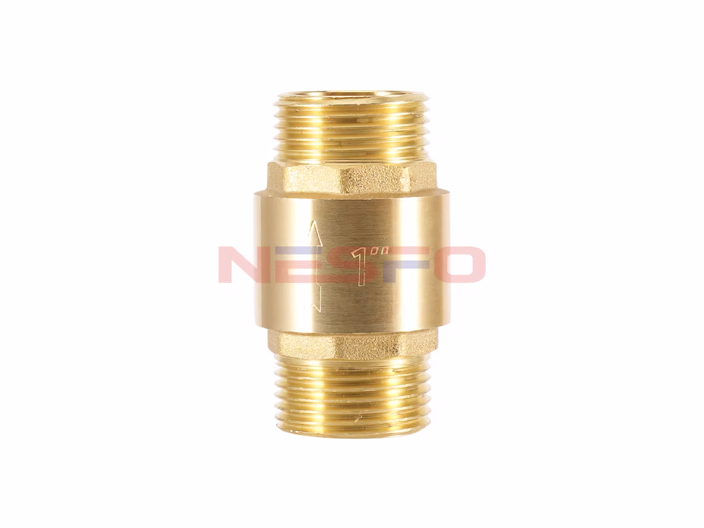 Brass Male‑Threaded Vertical Check Valve H22W-16T