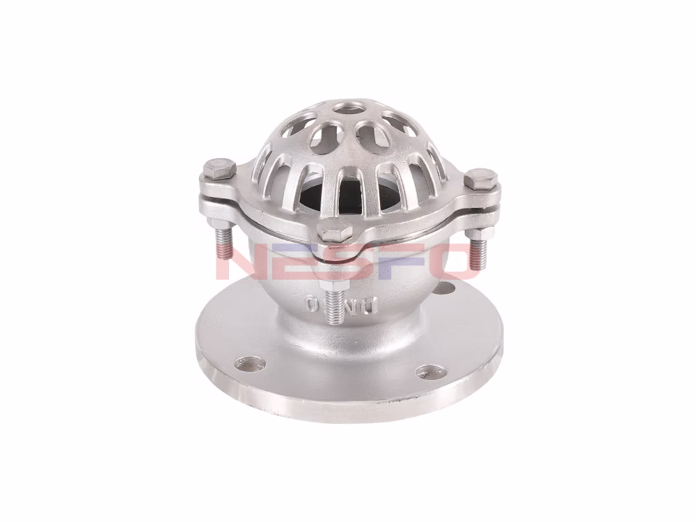 304 Stainless Steel Flanged Foot Valve H42W-16P