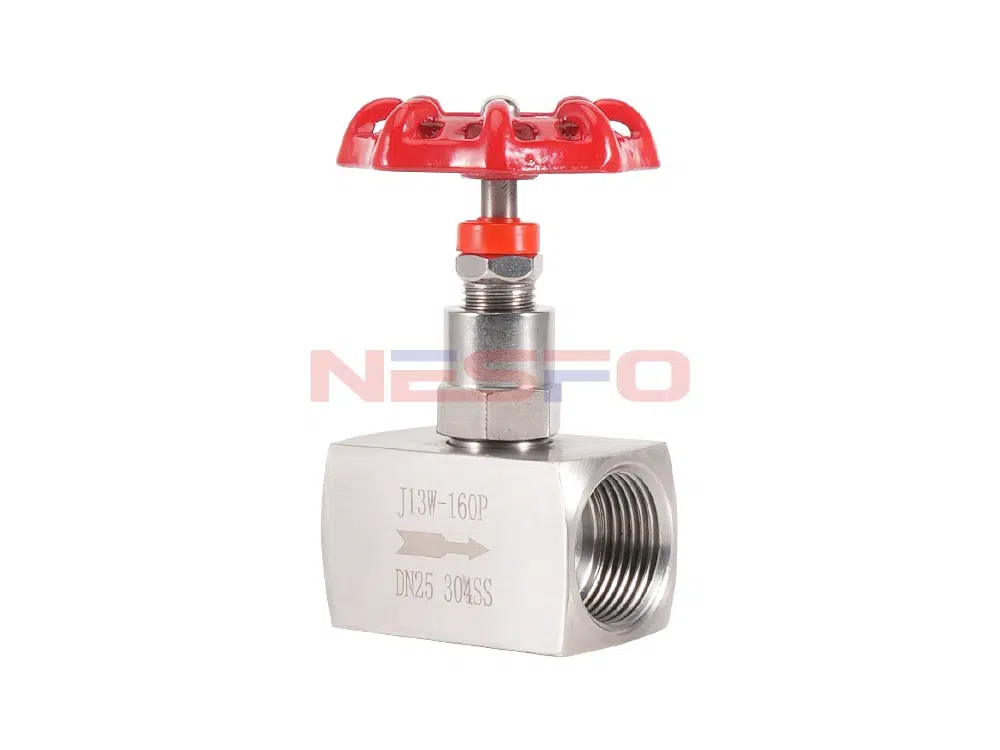 Katup jarum kawat baja tahan karat 304 J13W-160P