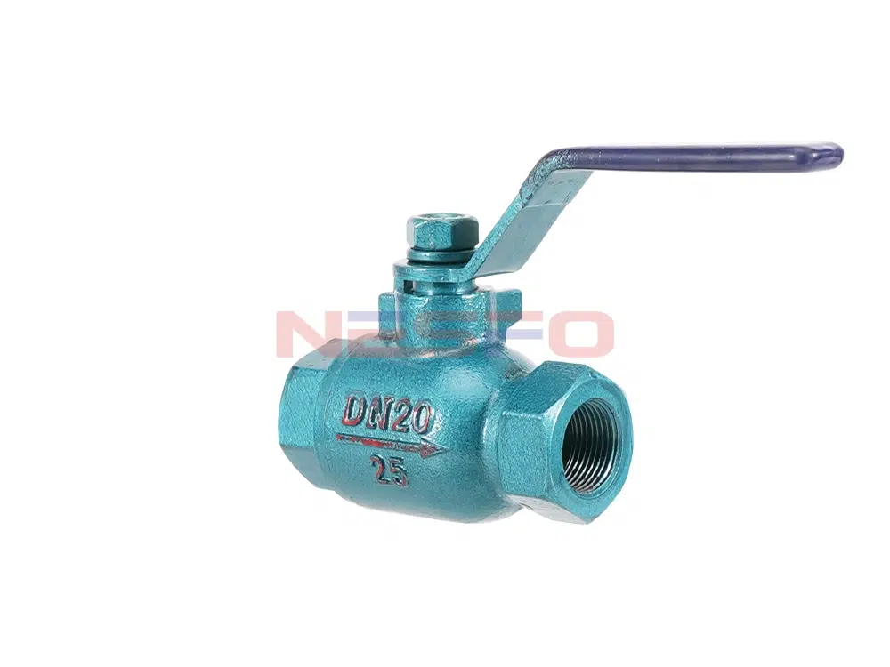 Válvula de bola de hierro dúctil de botón de alambre para alta temperatura Q11M-25Q