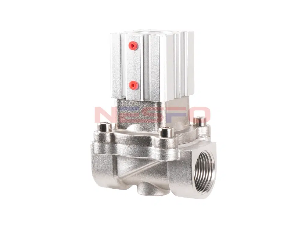 Van điều khiển khí nén bằng thép không gỉ 304 dòng 2Q