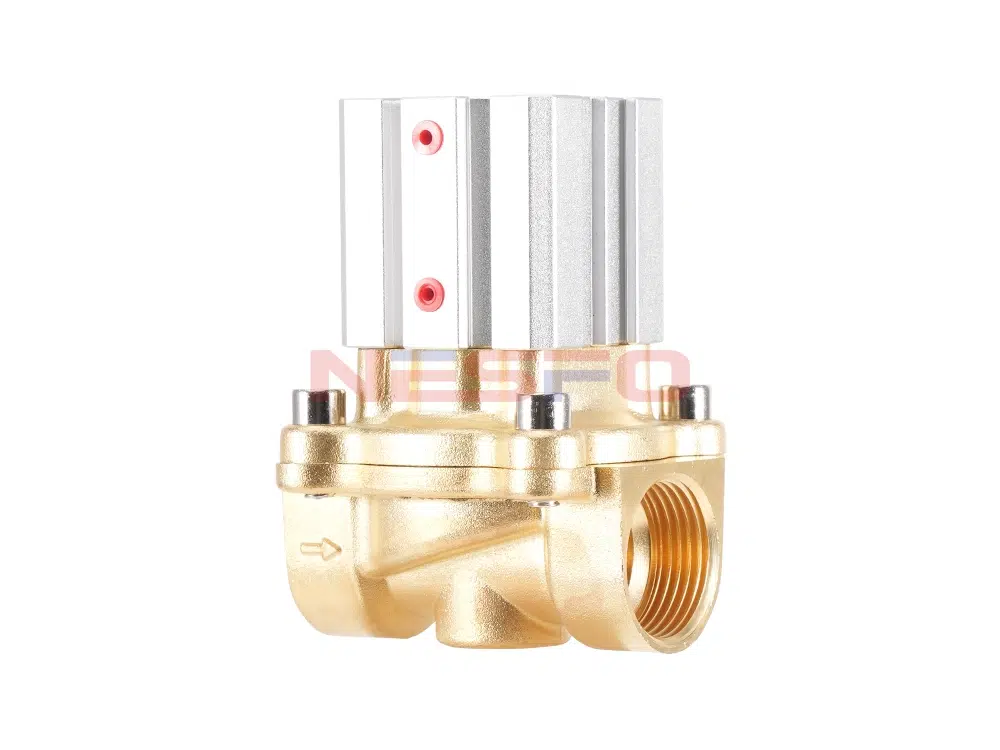 Van điều khiển khí nén bằng đồng thau dòng 2Q