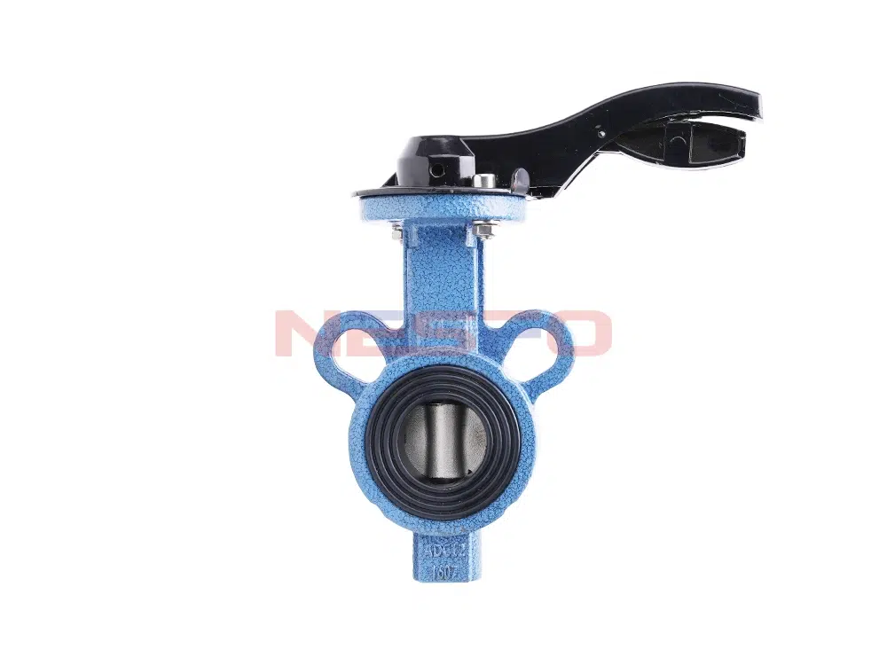 球墨铸铁小口径铝手柄对夹蝶阀 D71X-16Q