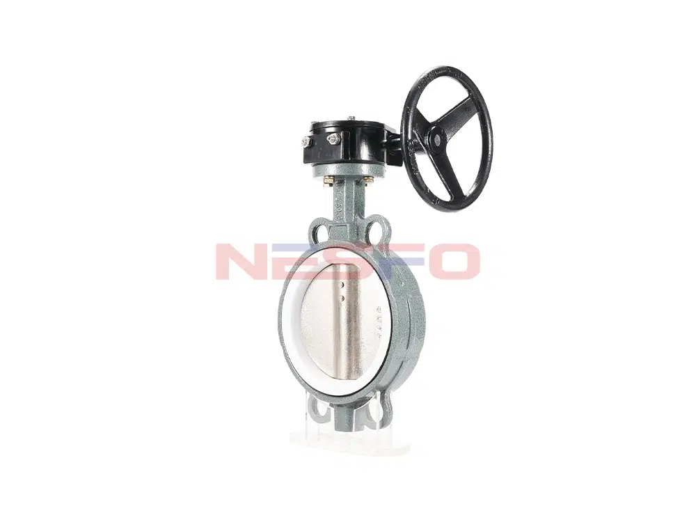 Cast steel turbine PTFE Butterfly valve D371F-16C