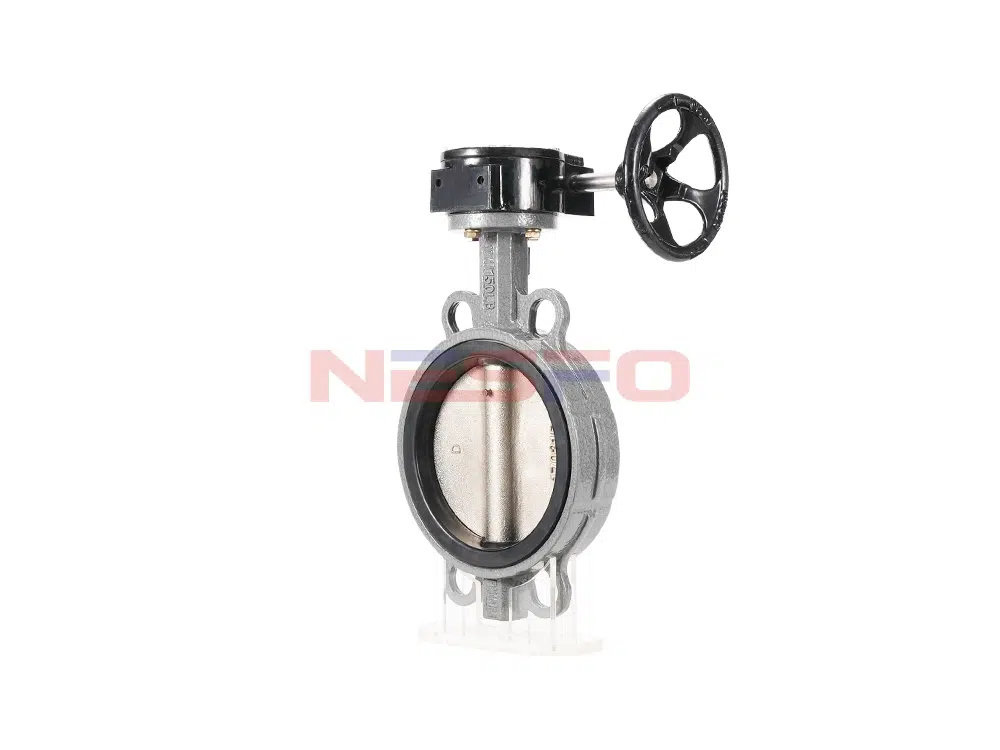 铸钢涡轮对夹蝶阀 D371X-16C