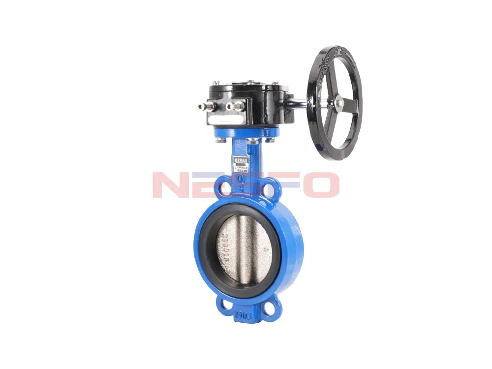 球墨铸铁涡轮对夹蝶阀 D371X-16Q