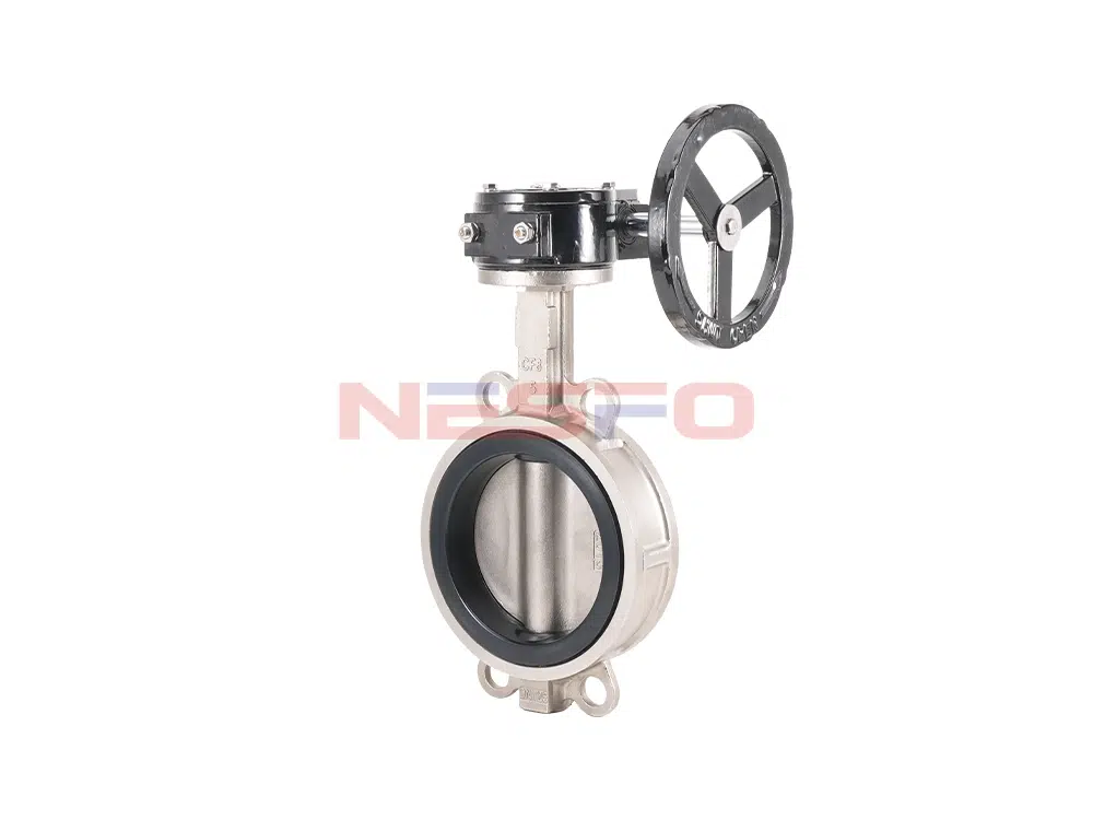 304不锈钢涡轮对夹蝶阀 D371X-16P