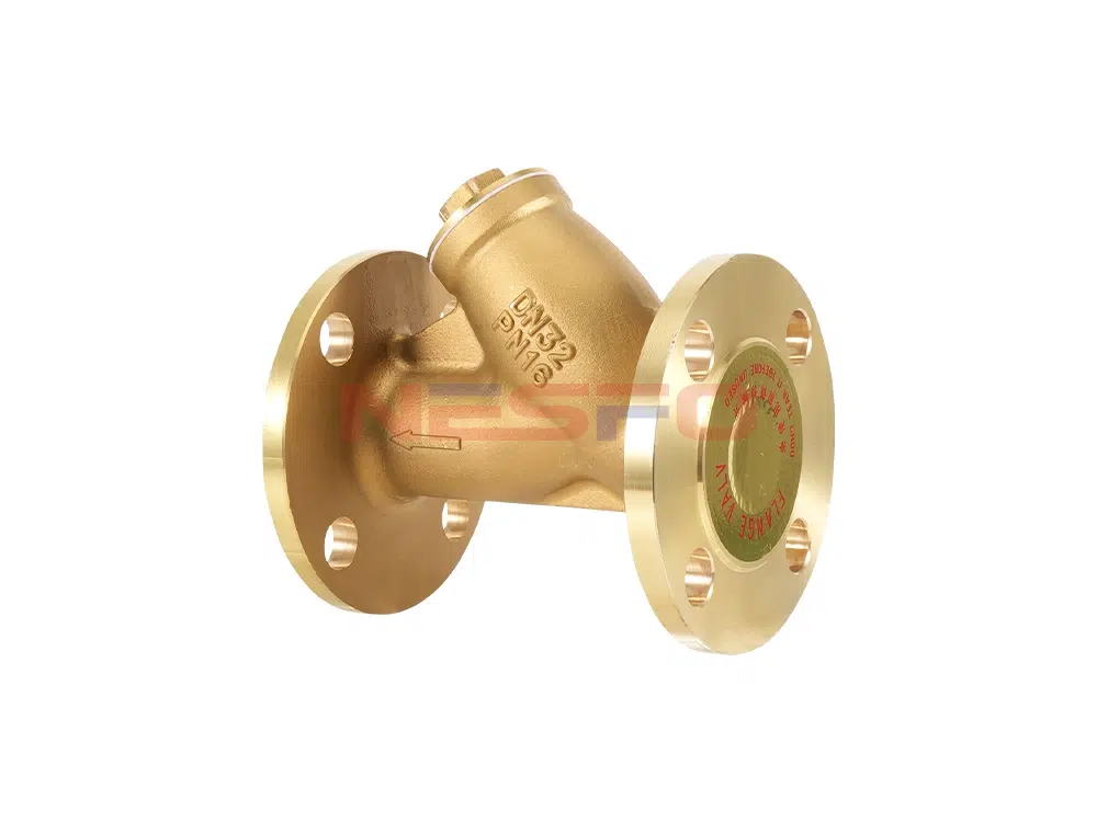 Bộ lọc kiểu Y có mặt bích bằng đồng thau GL41W-16T