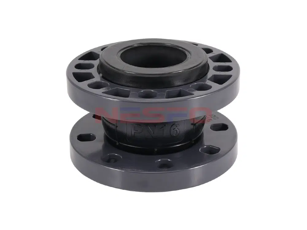 UPVC法兰橡胶软接头 KXT-10S