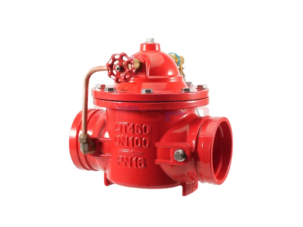 球墨铸铁沟槽遥控浮球阀 G100X-16Q