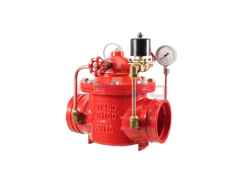 球墨铸铁沟槽电动控制阀 G600X-16Q