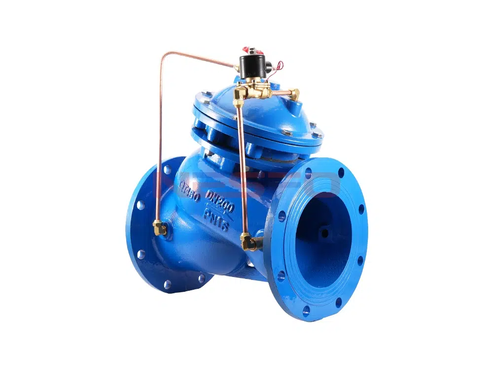 球墨铸铁隔膜式电动遥控阀 J145X-16Q