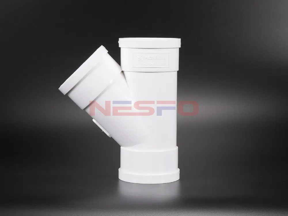 PVC-U排水管45°等径斜三通