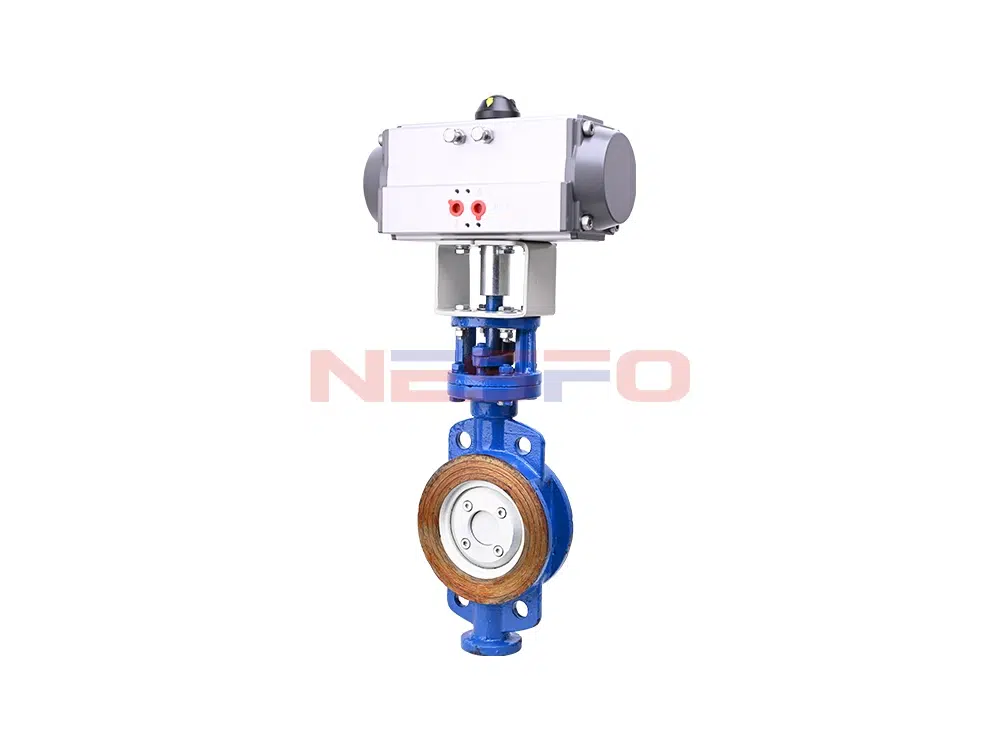 铸钢气动三偏心硬密封蝶阀 D673H-16C