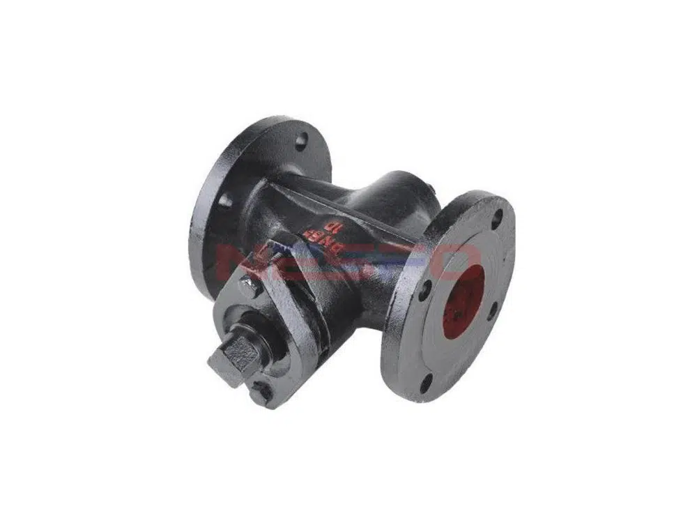 铸铁法兰二通旋塞阀 X43W-10