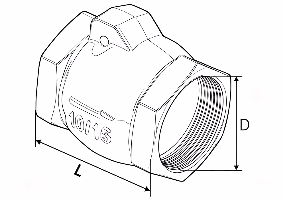 Ductile Iron Swing Check Valve H14X-16Q