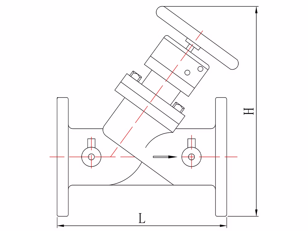 Ductile Iron Digital Locking Balancing Valve SP45F-16Q