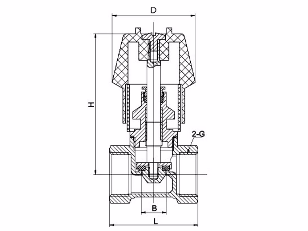 Brass Manual Regulating Valve T10F-16T