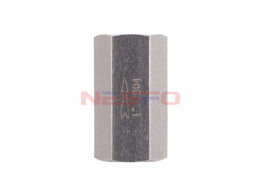 304不锈钢丝扣直通单向阀 H12W-64P